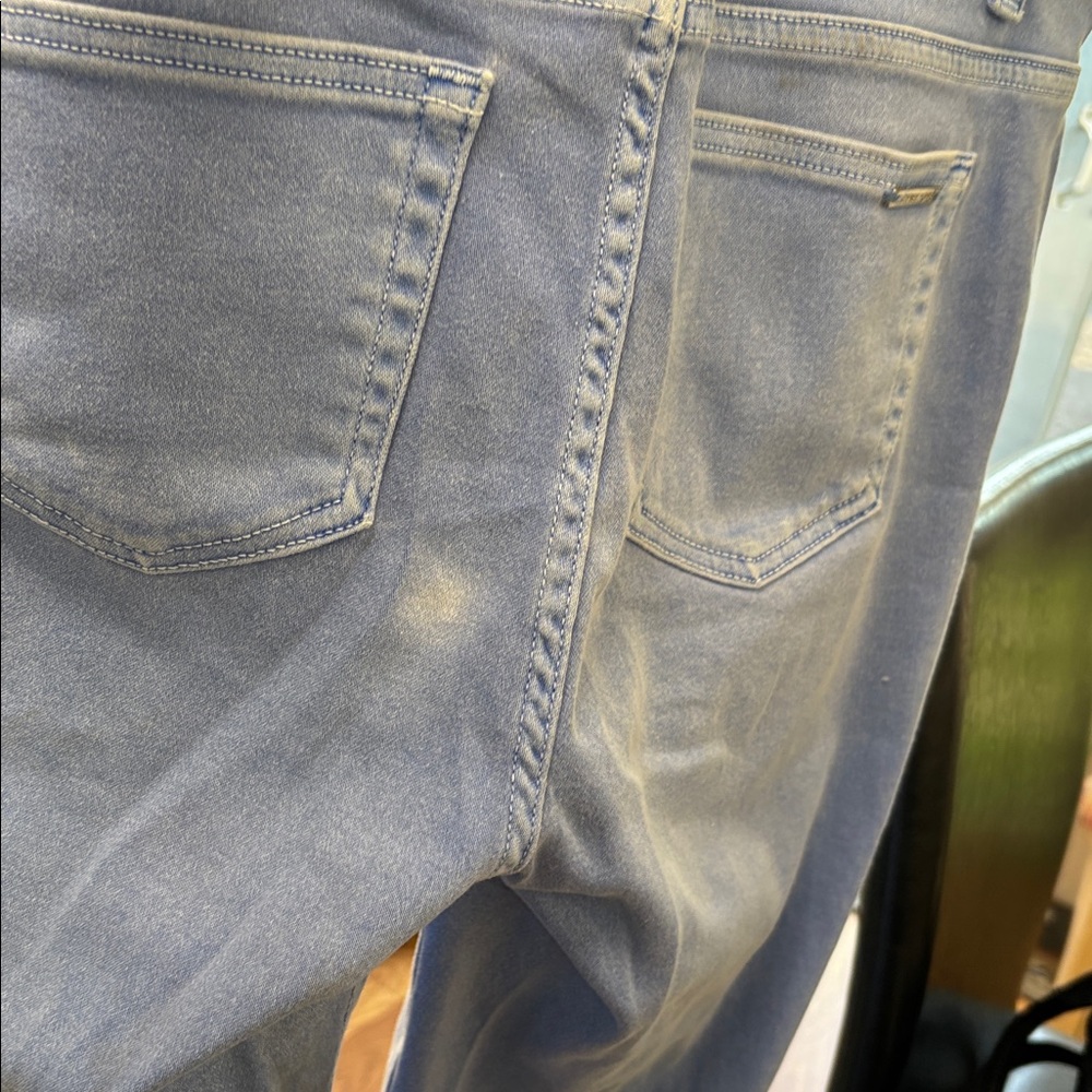 Michael Kors lt. blue, “Izzy cropped skinny jeans, size 10 - Picture 7 of 10